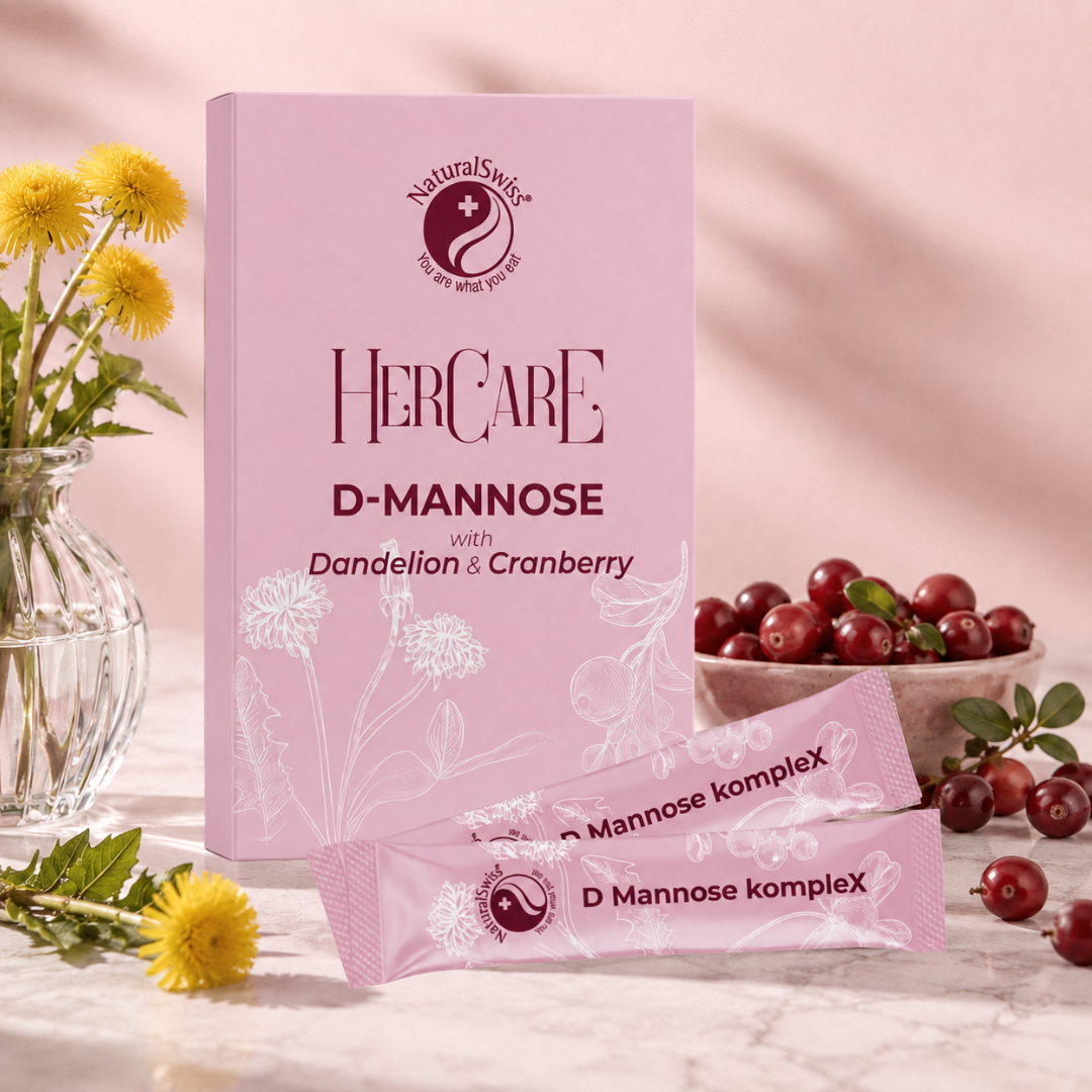 HerCare® D-Mannose mit Löwenzahn- und Cranberry-Extrakt (Moosbeere) – Bild 5